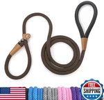 Lynxking Slip Lead Dog Leash 5 6 8FT Heavy Duty Braided No Pull Training. Fixed Price $20.04.