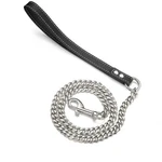Silver Chain Dog Leash 11MM Solid Chew Proof 316L Stainless Steel Cuban Link .... Fixed Price $29.02.