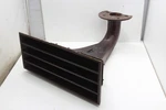 Antique Victor Victrola Horn Right Angle Cast Iron Metal & Wood 15X6.5X16.5''. Fixed Price $43.50.