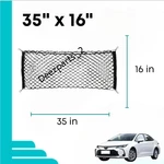 35" X 16" Double Layer Trunk Cargo Net For Toyota Corolla 2000-2025 Envelope. Fixed Price $15.45.