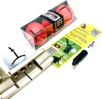Eyeline Golf Impact Ball Liner 3-PACK With Marker Easy Marking Stencil Fo. Fixed Price $42.99.