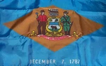 Delaware State Nylon Flag 12"X18" Man Cave Boat Size Golf Cart Annin 100%. Fixed Price $12.95.